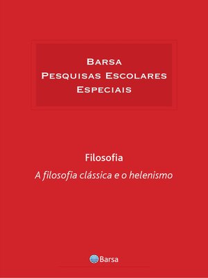 cover image of Temática--Filosofia--Filosofia Clássica Helenismo